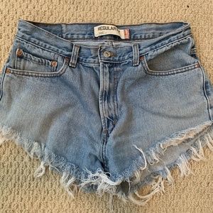 Levi's Denim Cutoff Shorts